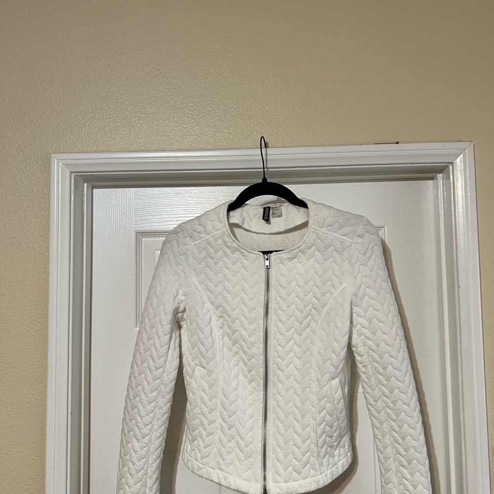 White Quilted Jacket
